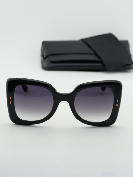Isabel Marant IM 0120/S 0807 9O Square Sunglasses - Black/Grey main image 4